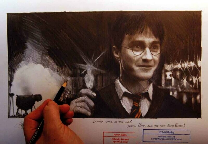 LIQUID LUCK IN THE LAB. (Harry Potter and the Half Blood Prince).