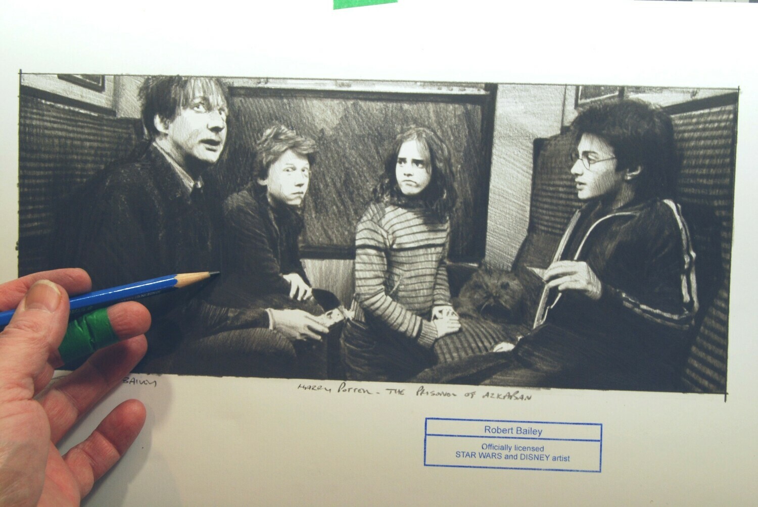 In The Train. (Harry Potter and the Prisoner of Azkaban).