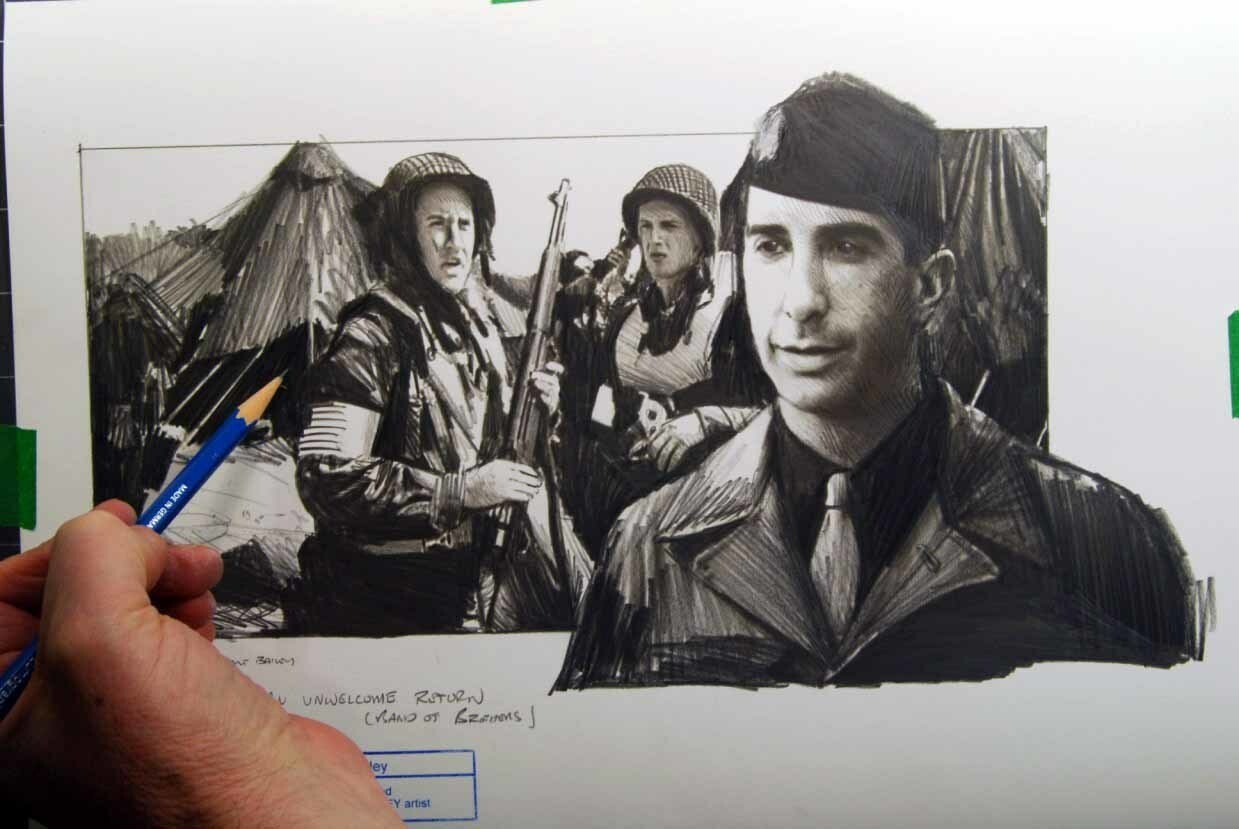 An Unwelcome Return.   (Band of Brothers).