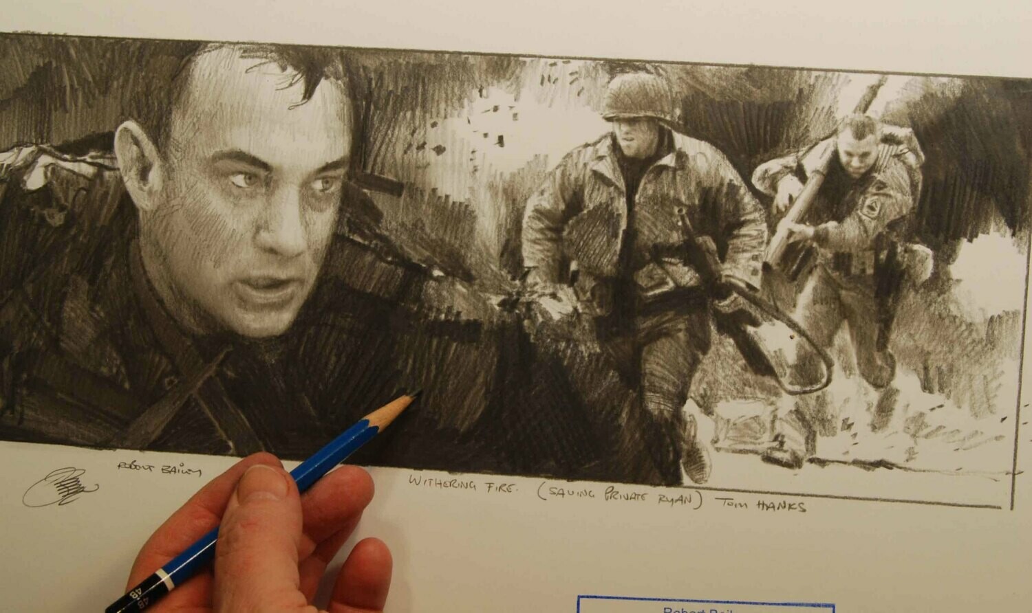 Withering Fire. (Tom Hanks). Saving Private Ryan.