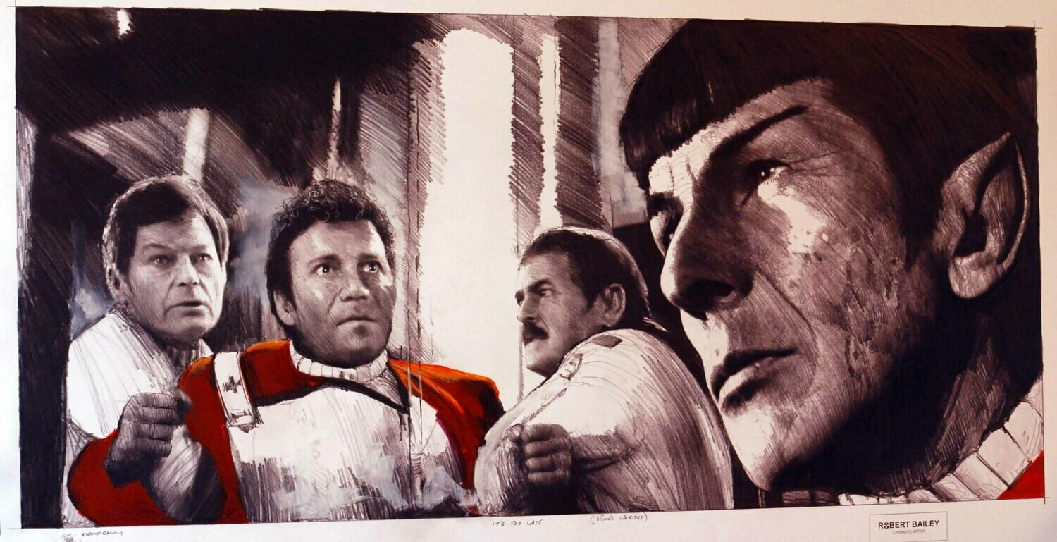 IT'S TOO LATE. (The Wrath of Khan). Large Size.