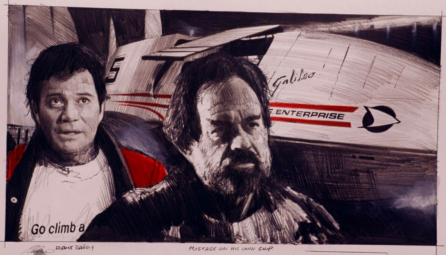 HOSTAGE ON HIS OWN SHIP.