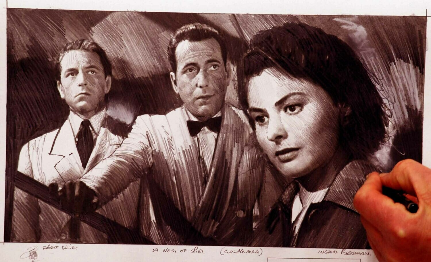 A NEST OF SPIES. (Casablanca).