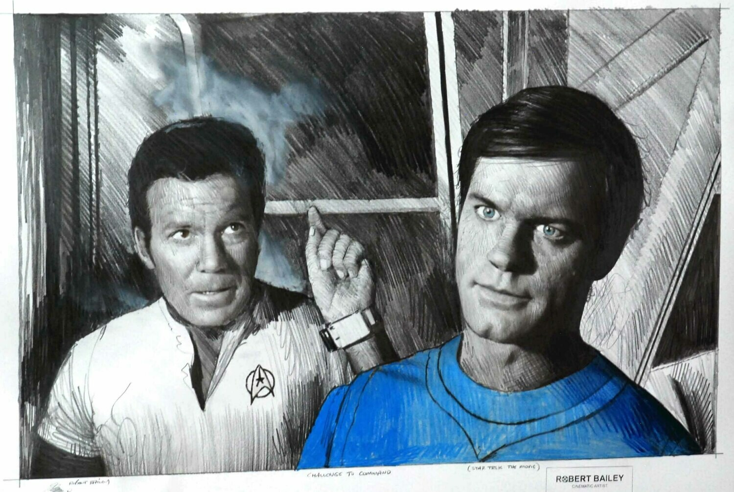 CHALLENGE TO COMMAND. (Star Trek: The Motion Picture). Medium Size.