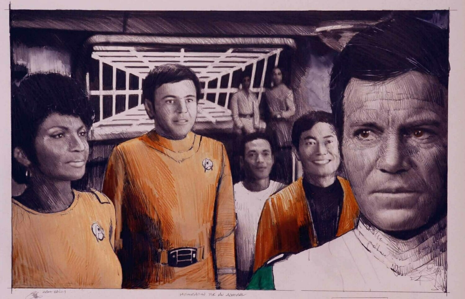 ADMIRATION FOR AN ADMIRAL. (Medium Size).