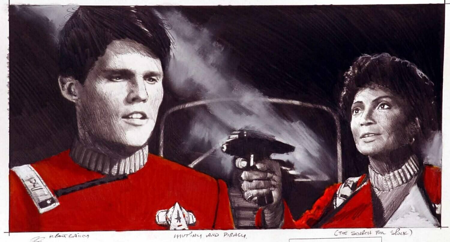 MUTINY AND PIRACY. (The Search For Spock).