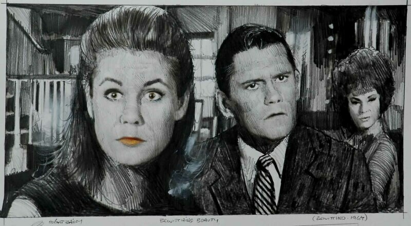 BEWITCHING BEAUTY. (Elizabeth Montgomery). Bewitched. TV show first aired in 1964.