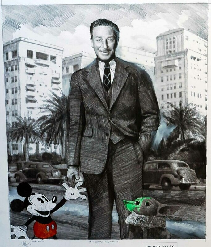 THE DREAM CONTINUES. (Walt Disney). (Medium Size).