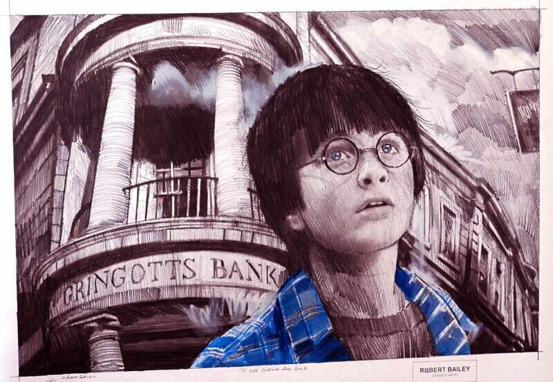 TO SEE GOBLINS AND GOLD. (Harry Potter). (Medium Size).