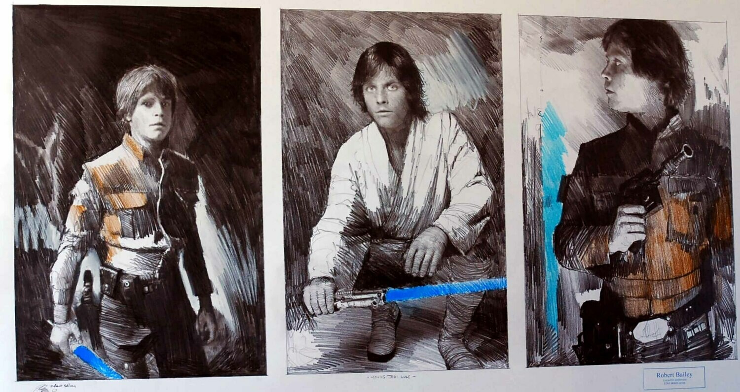 YOUNG JEDI LUKE. (Large Size).