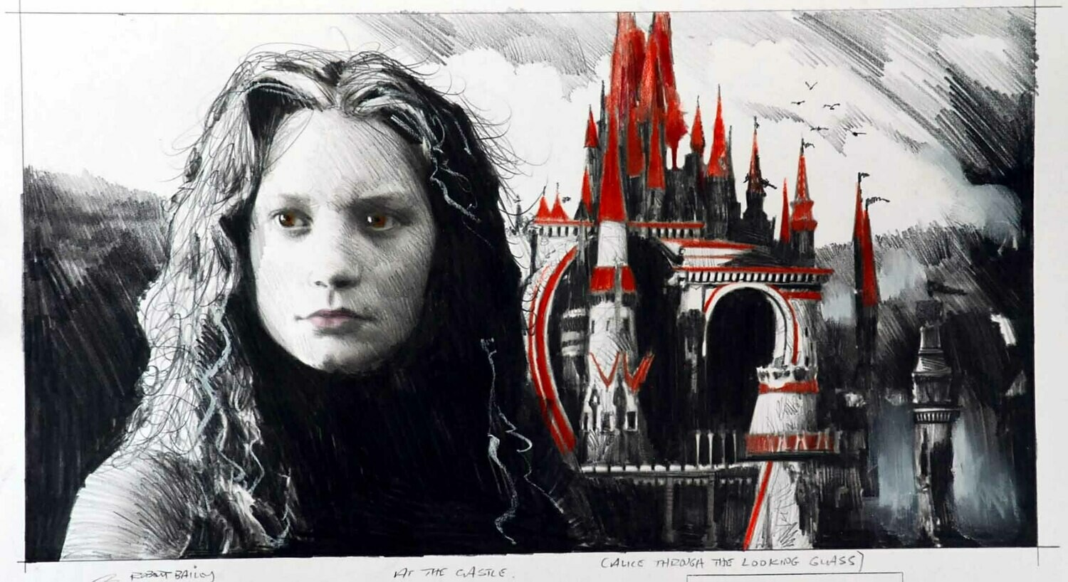 AT THE CASTLE. (Alice Through The Looking Glass).