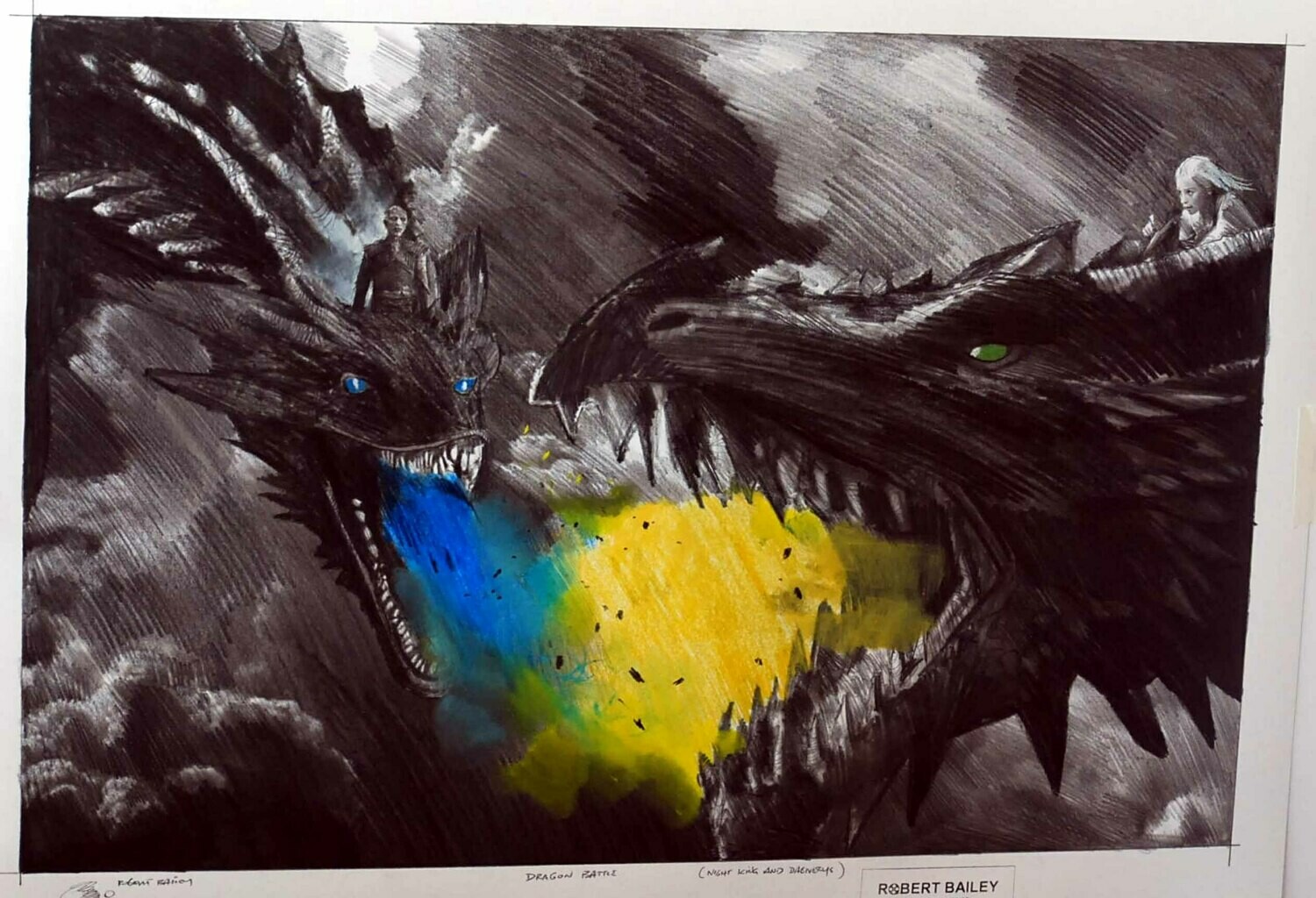 DRAGON BATTLE. (Medium Size).