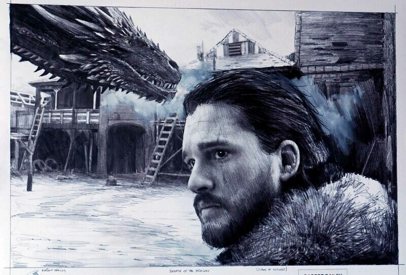 BREATH OF THE DRAGON. (Game of Thrones). Medium Size.