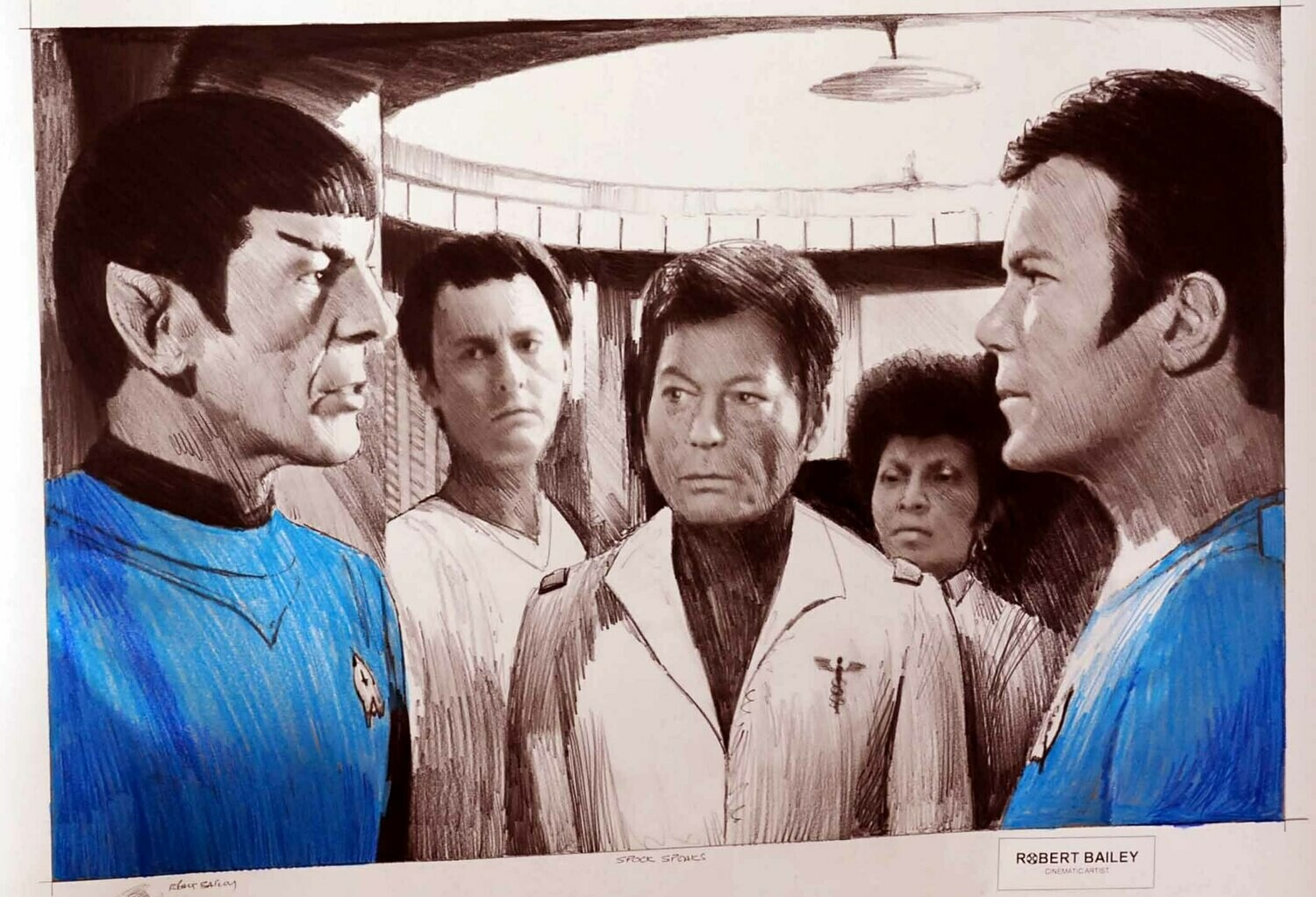 SPOCK SPEAKS.  (Medium Size).