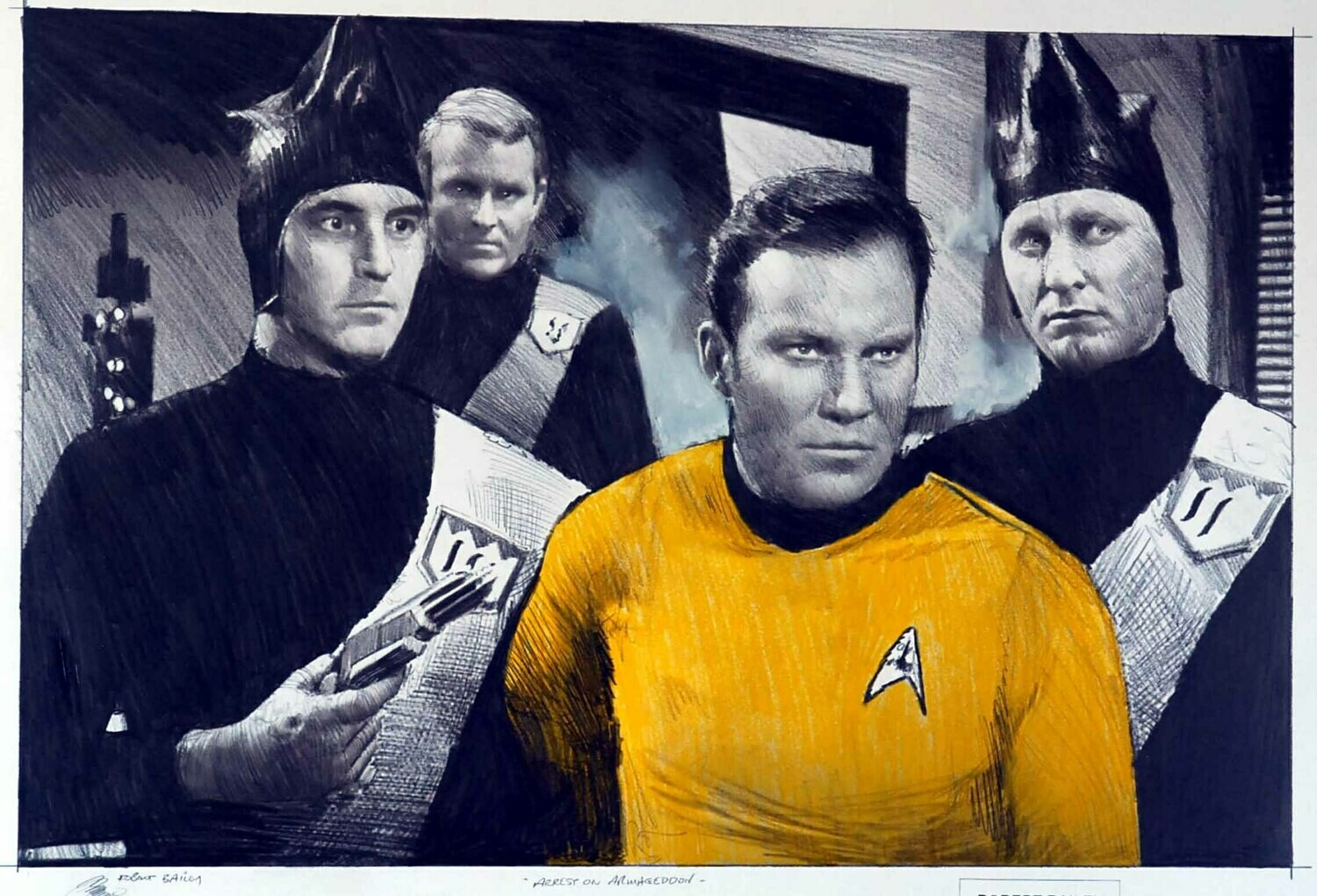 ARREST ON ARMAGEDDON.  (Medium Size).