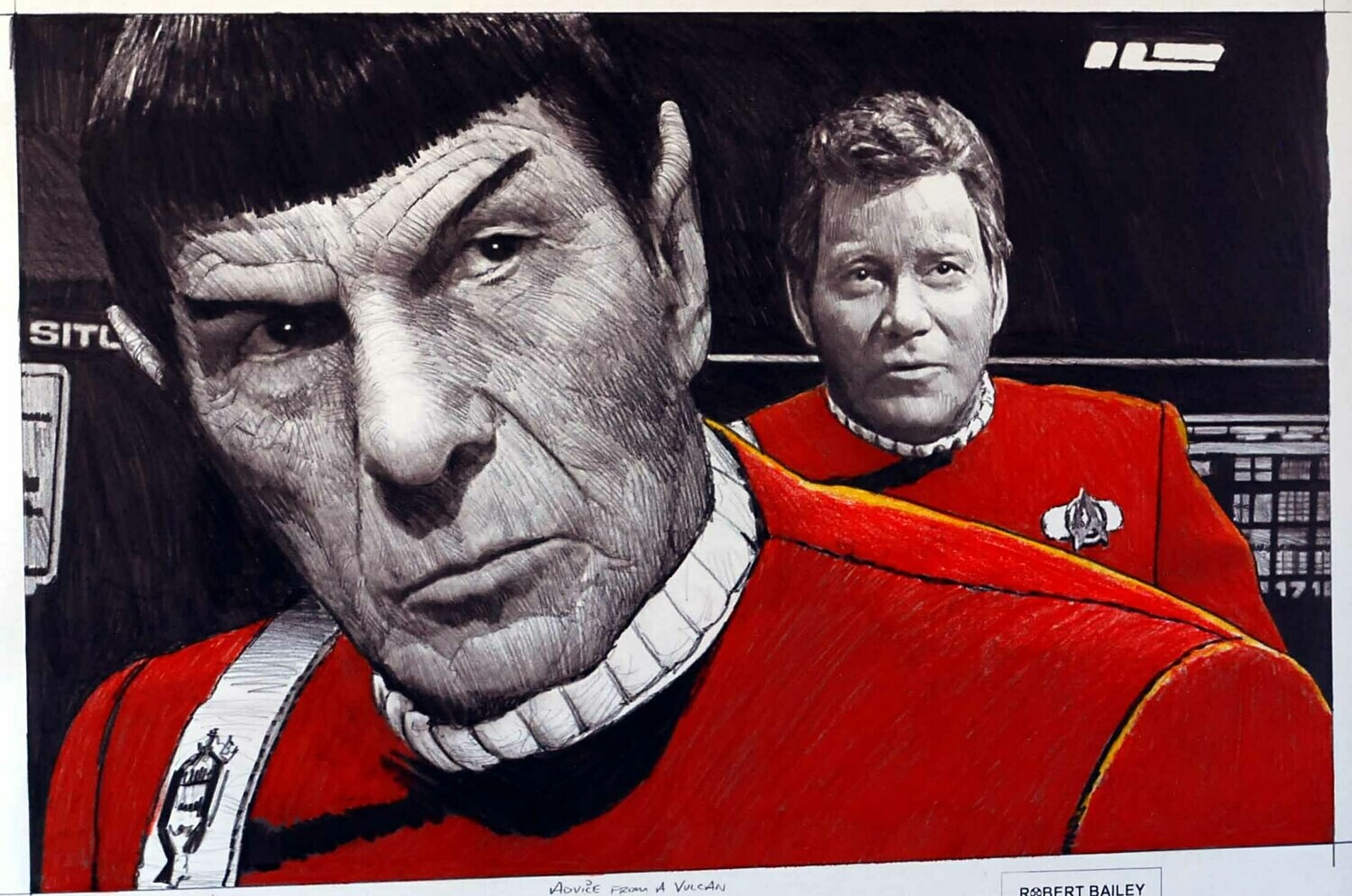 ADVICE FROM A VULCAN. (Medium Size).