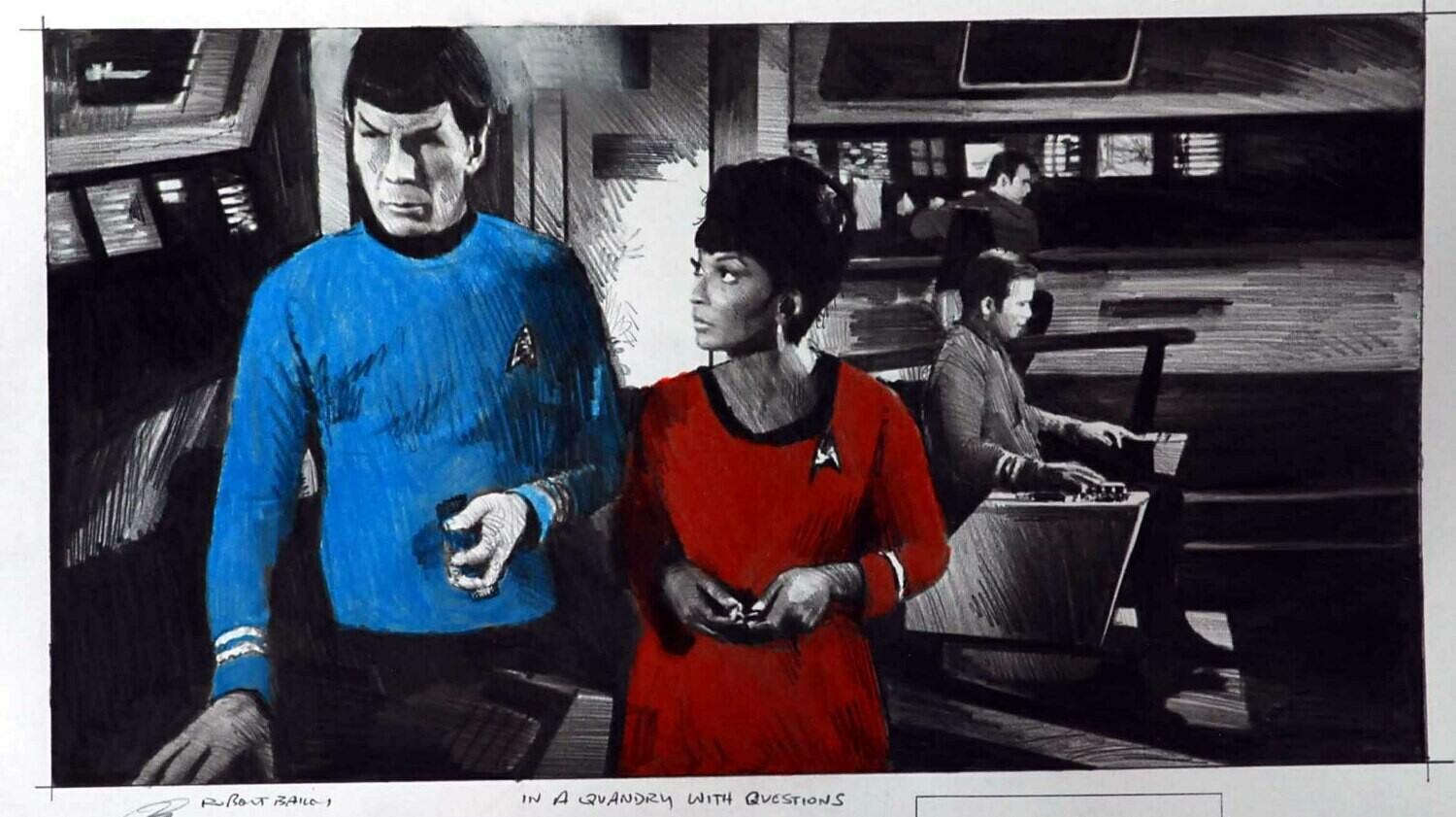 IN A QUANDRY WITH QUESTIONS.