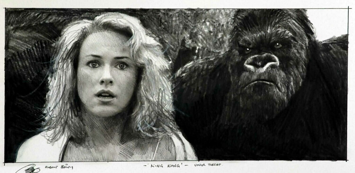 UNDER THREAT. (King Kong).