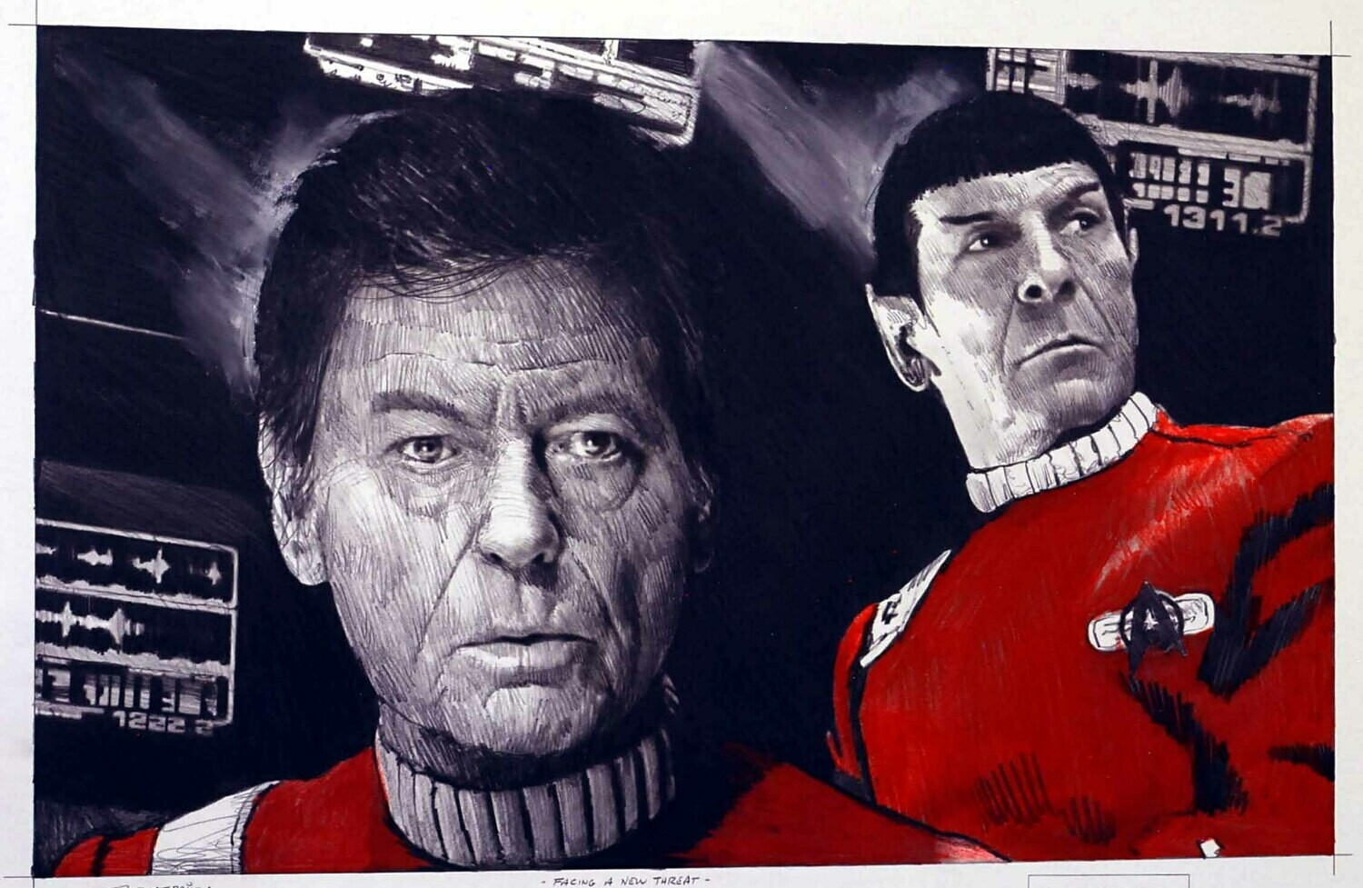 FACING A NEW THREAT. (Medium Size).