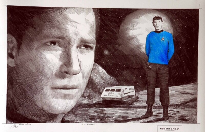 ON A MISSION. (Medium Size).