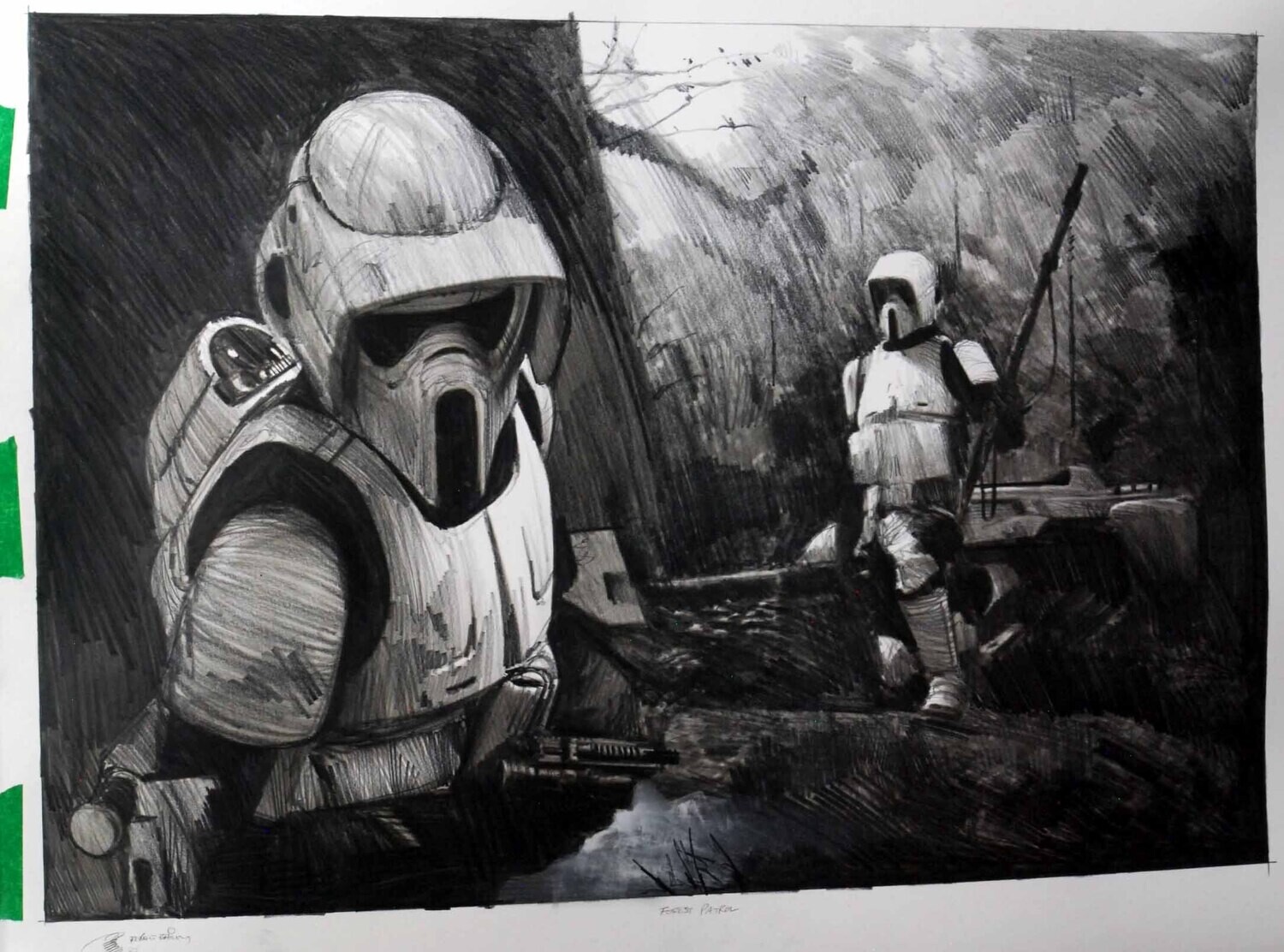 FOREST PATROL. (Medium Size).