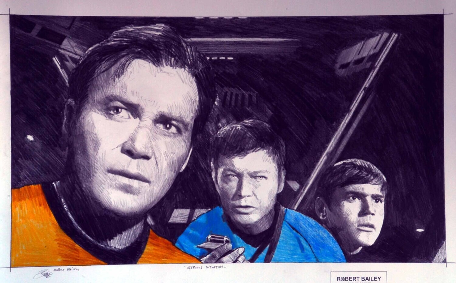 SERIOUS SITUATION. (Medium Size).