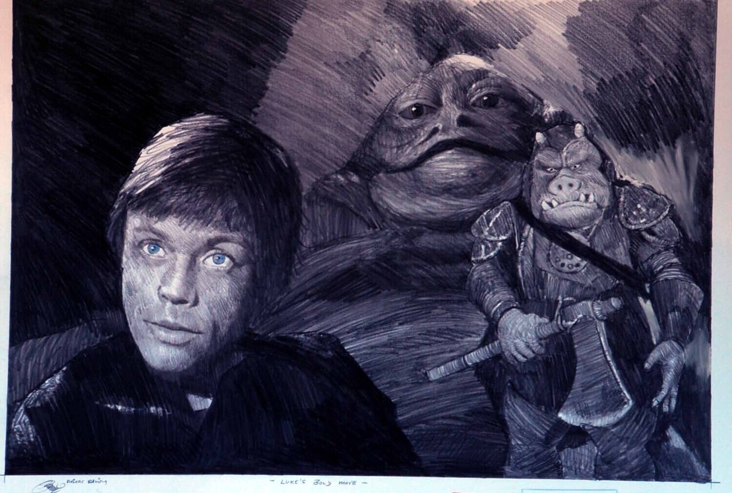 LUKE'S BOLD MOVE. (Medium Size).