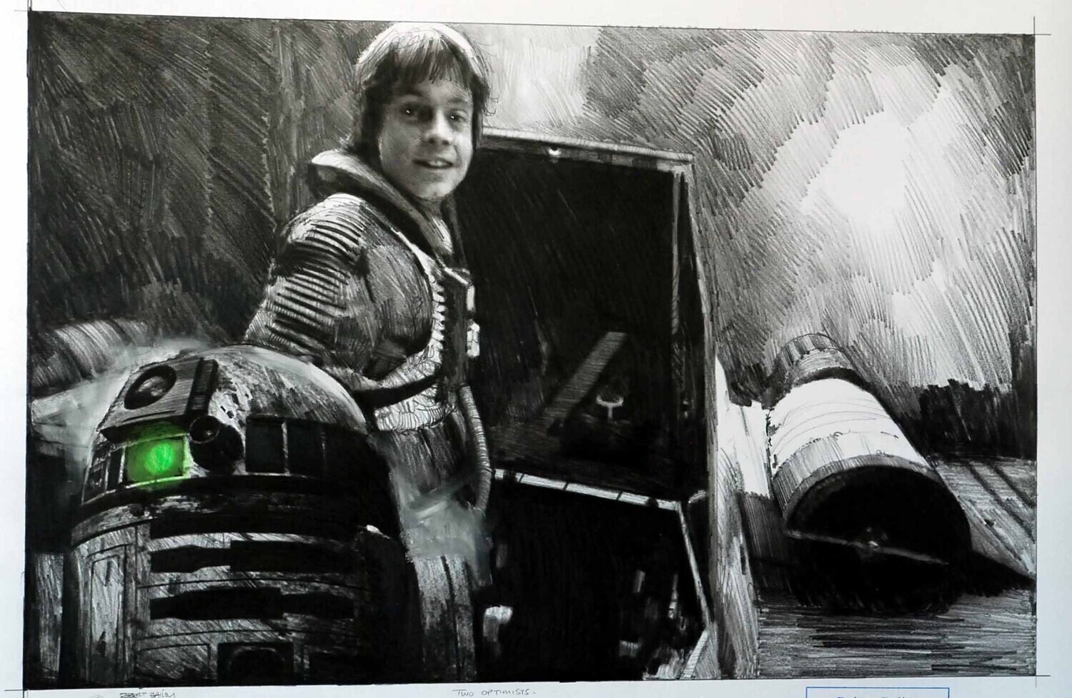 TWO OPTIMISTS. (Medium Size).