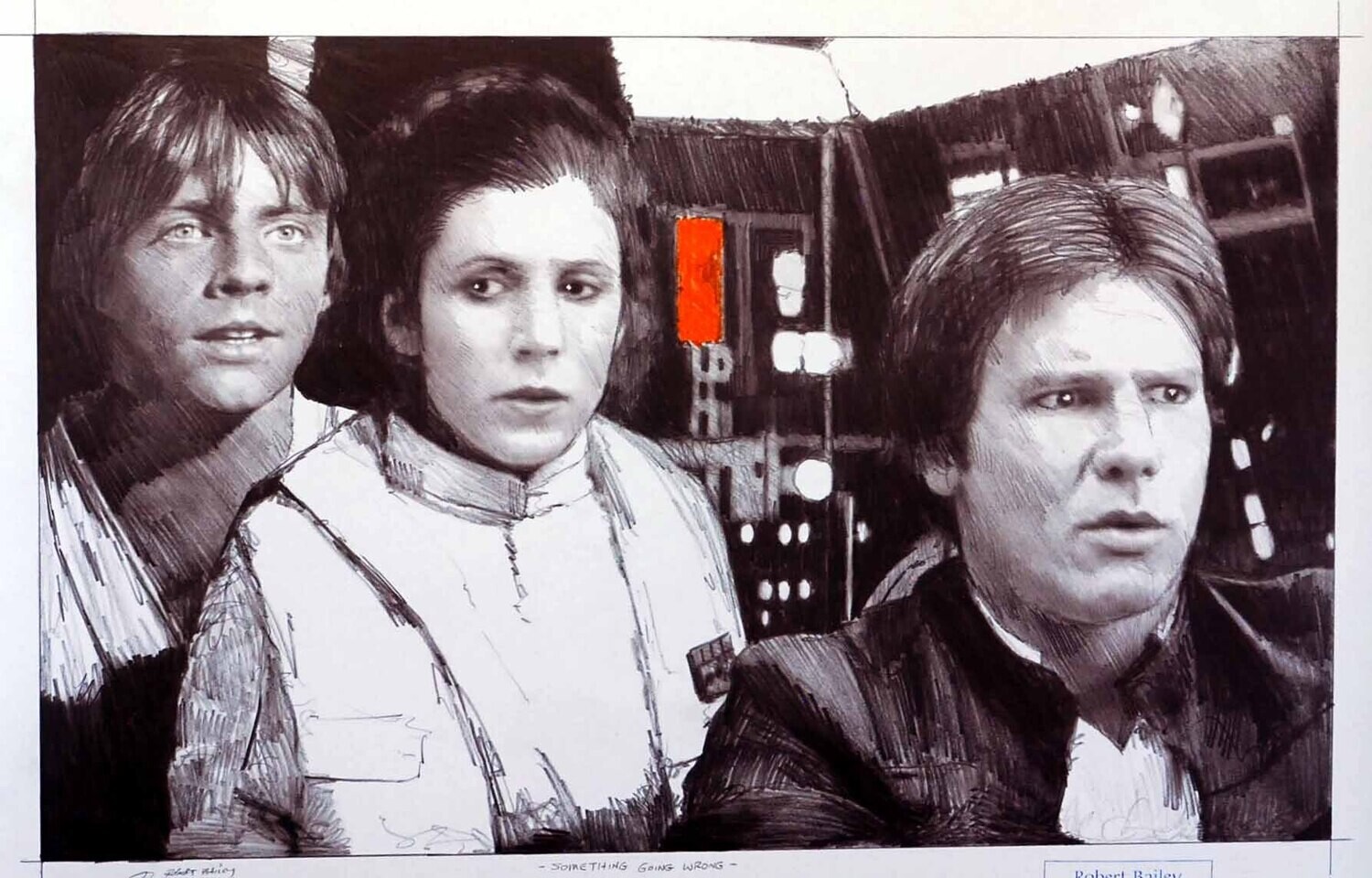 SOMETHING GOING WRONG. (Medium Size).