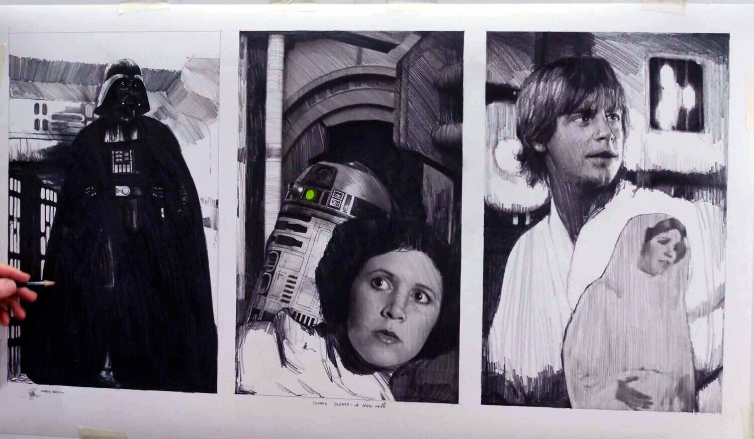 ICONIC SCENES, A NEW HOPE.  (Large Size).