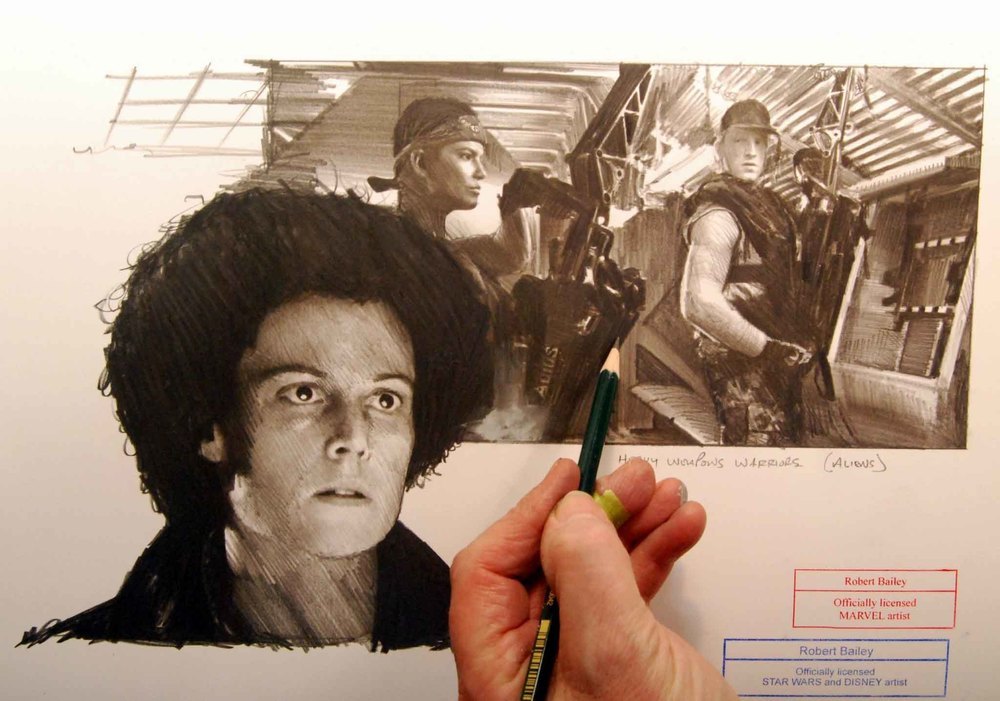 HEAVY WEAPONS WARRIORS. (Aliens).