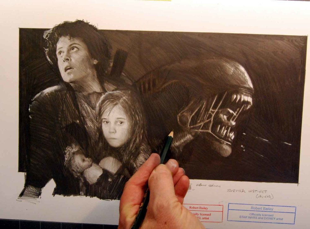 SURVIVAL INSTINCT.   (Aliens). Ripley and Newt.