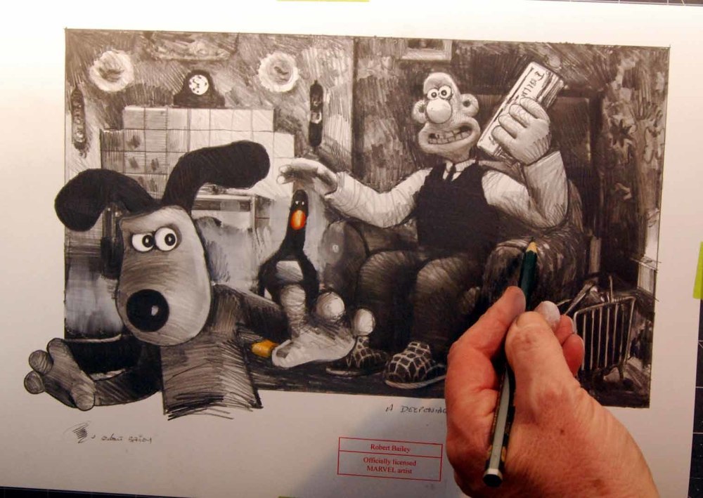 A DEEPENING SUSPICION.  (Wallace and Gromit).