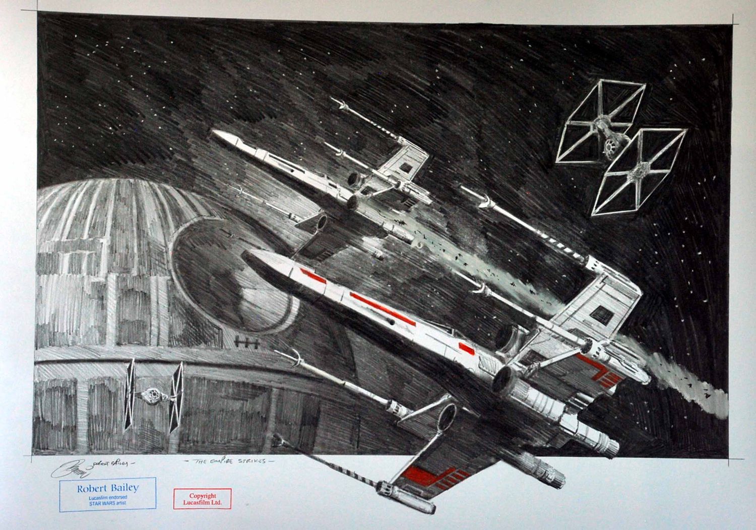 THE EMPIRE STRIKES. (Medium Size).