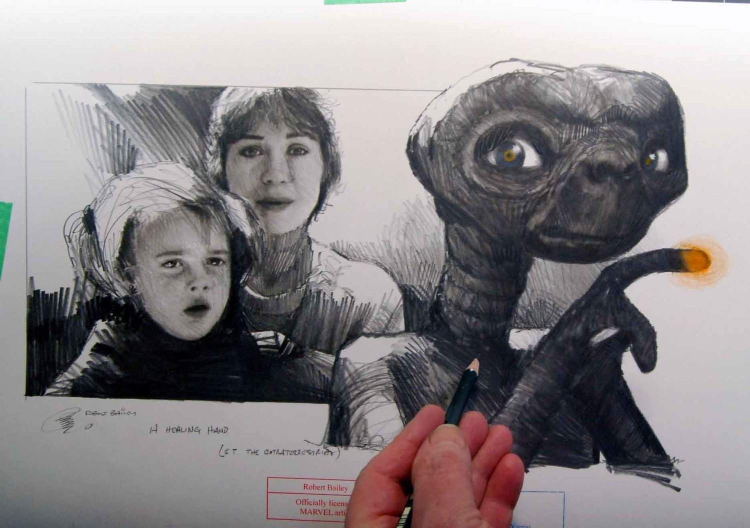 A HEALING HAND.   (E.T. The Extraterrestrial).