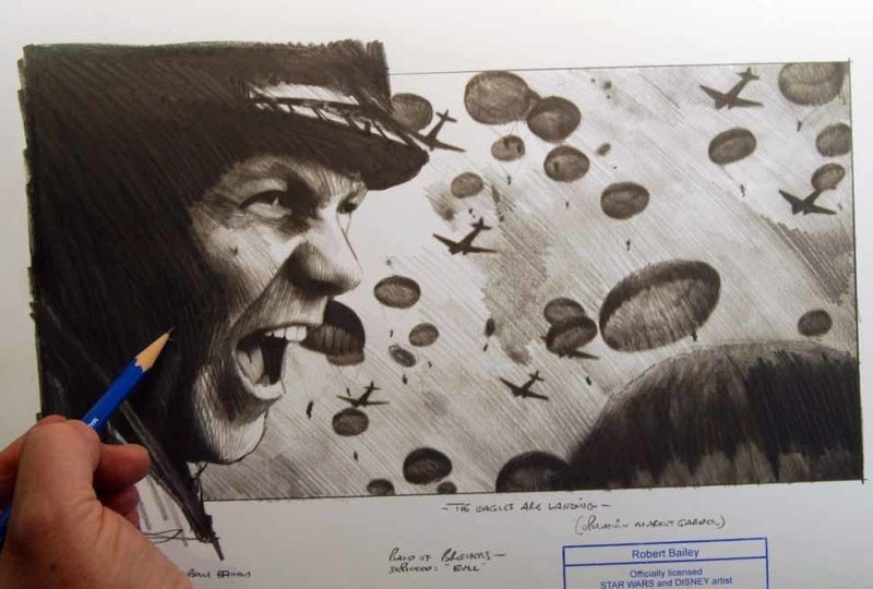 The Eagles Are Landing. (Band of Brothers). Operation Market Garden.