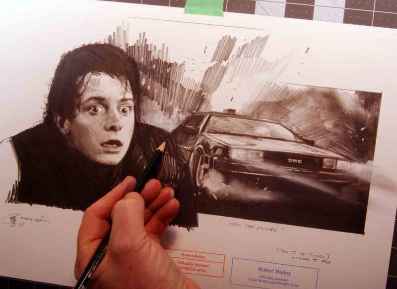 INTO THE FUTURE.  (Back To The Future). Michael J. Fox.