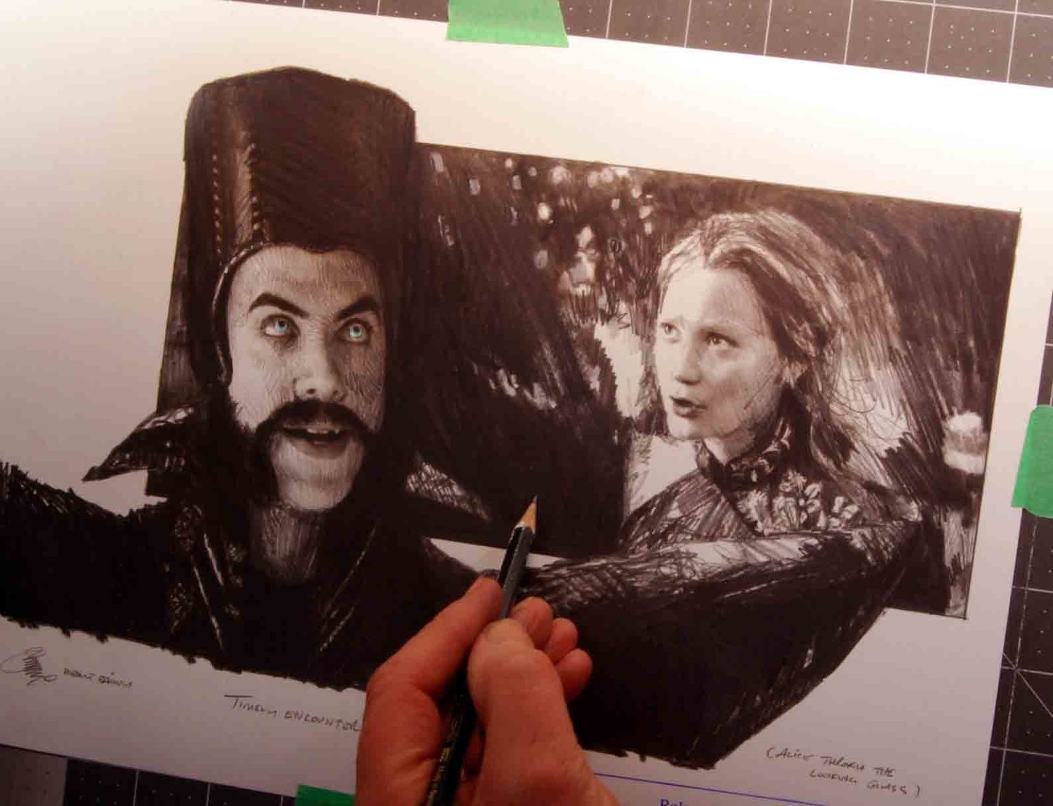 TIMELY ENCOUNTER.  (Alice Through The Looking Glass).