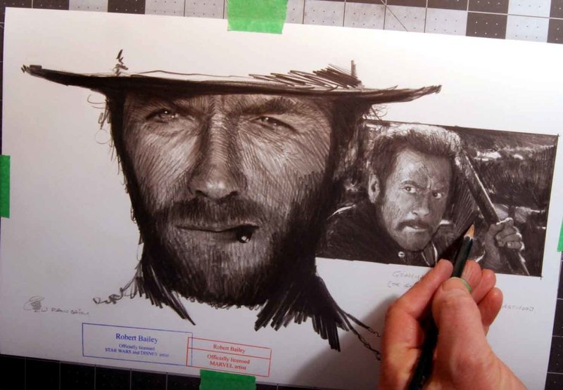 GRAVEYARD GOLD. (The Good, The Bad and The Ugly). Clint Eastwood.
