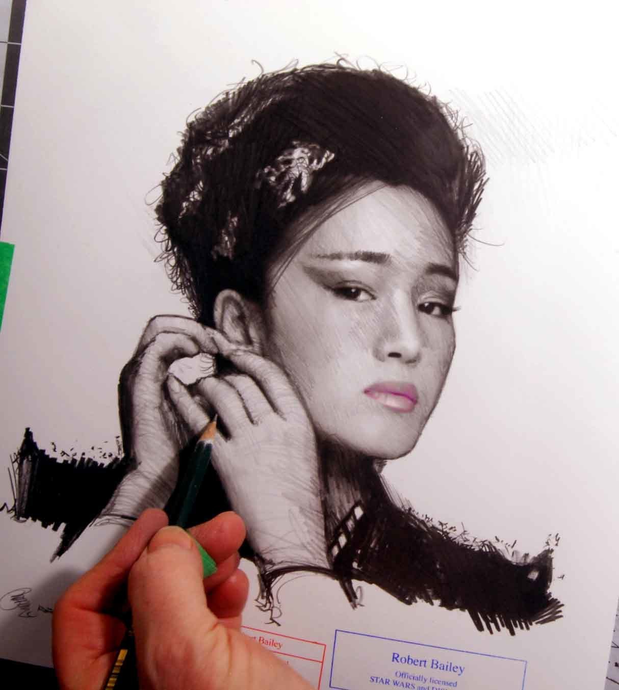 ORIENTAL BEAUTY.  (Gong Li).