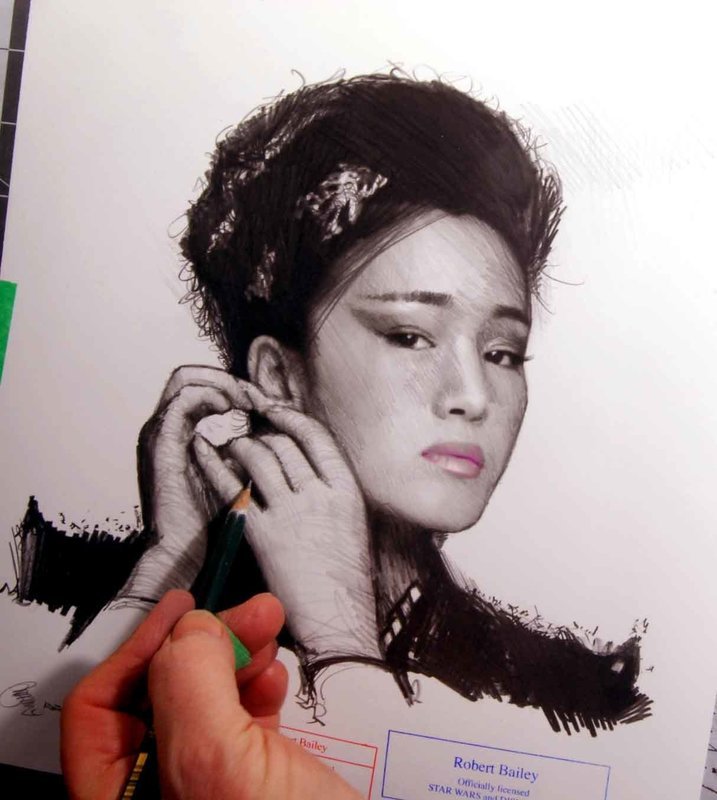 ORIENTAL BEAUTY.  (Gong Li).