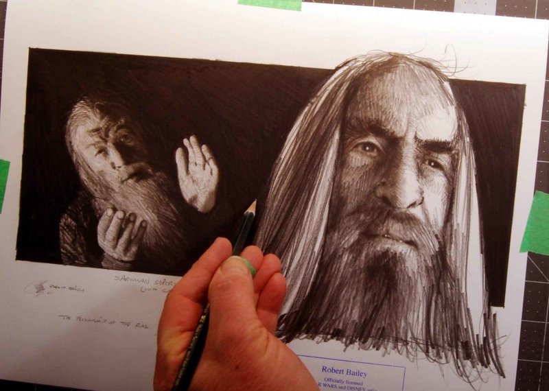 SARUMAN SUPERIOR.  (With Gandalf). THE FELLOWSHIP OF THE RING.