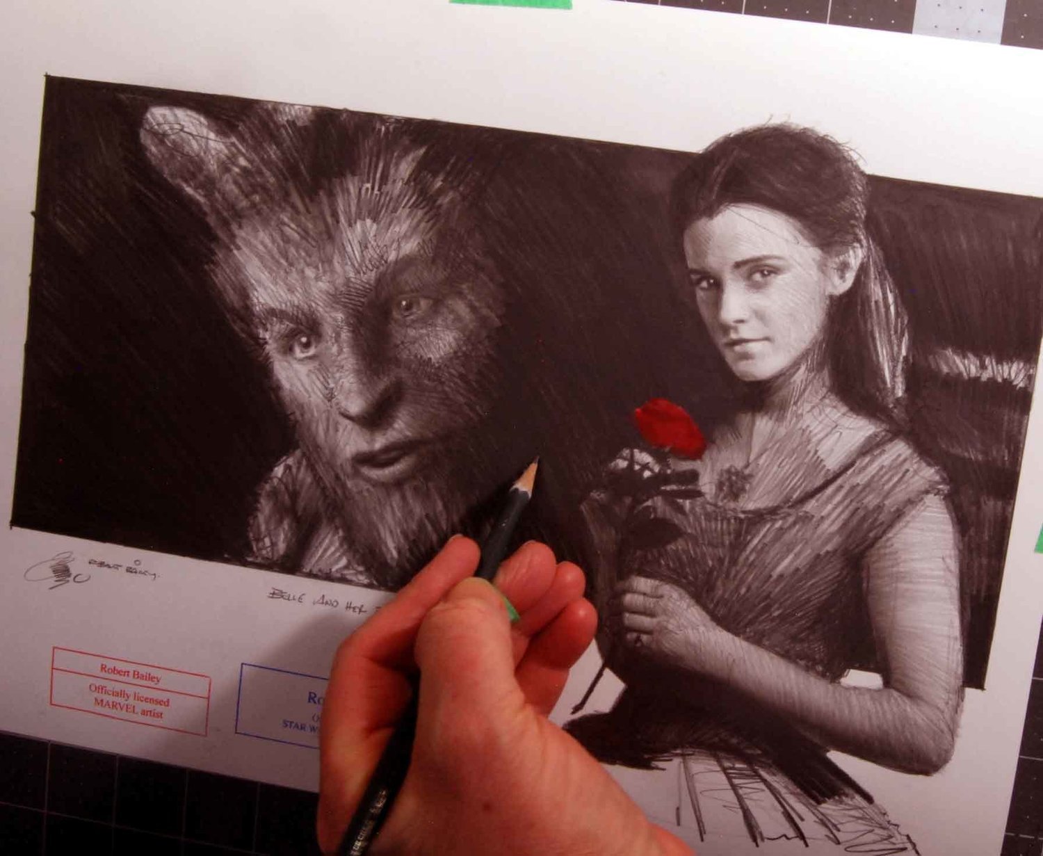 BELLE AND HER BEAST. Emma Watson.