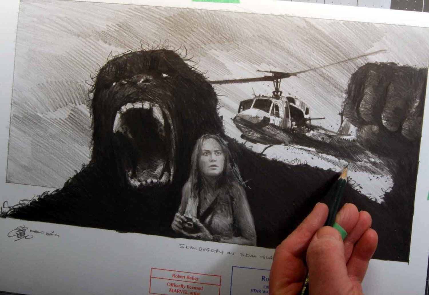 SKULLDUGGERY ON SKULL ISLAND. (King Kong).