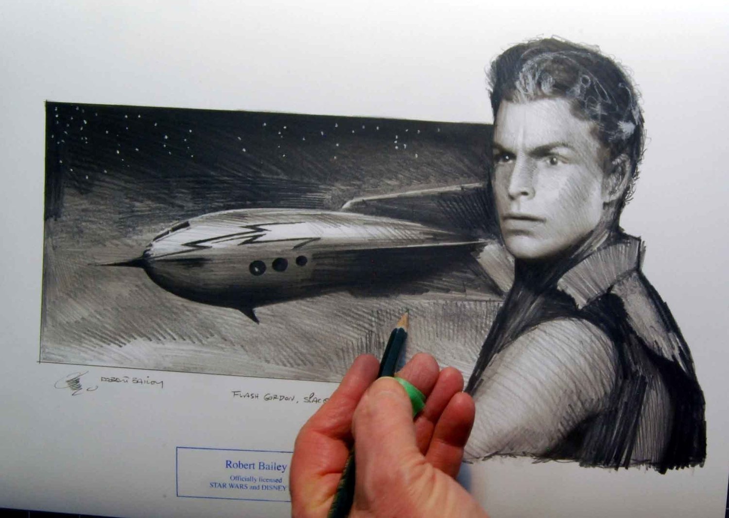 FLASH GORDON, SPACE HERO.