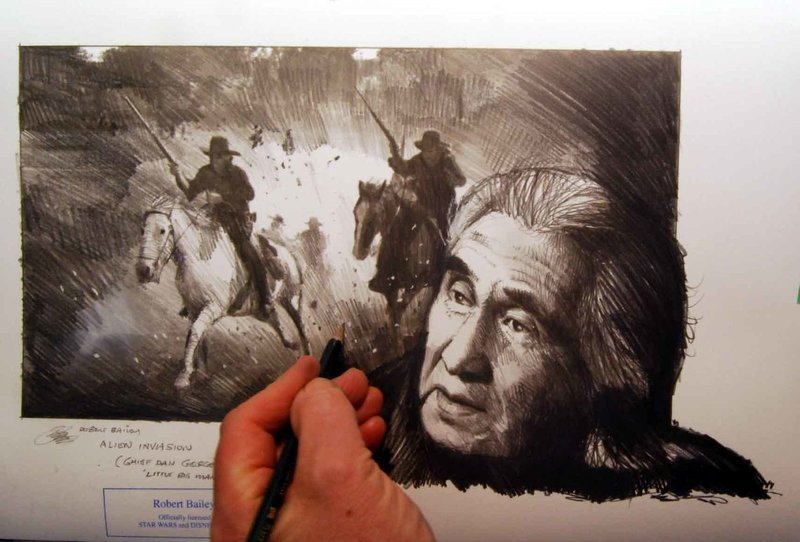 ALIEN INVASION. Chief Dan George. (Little Big Man).