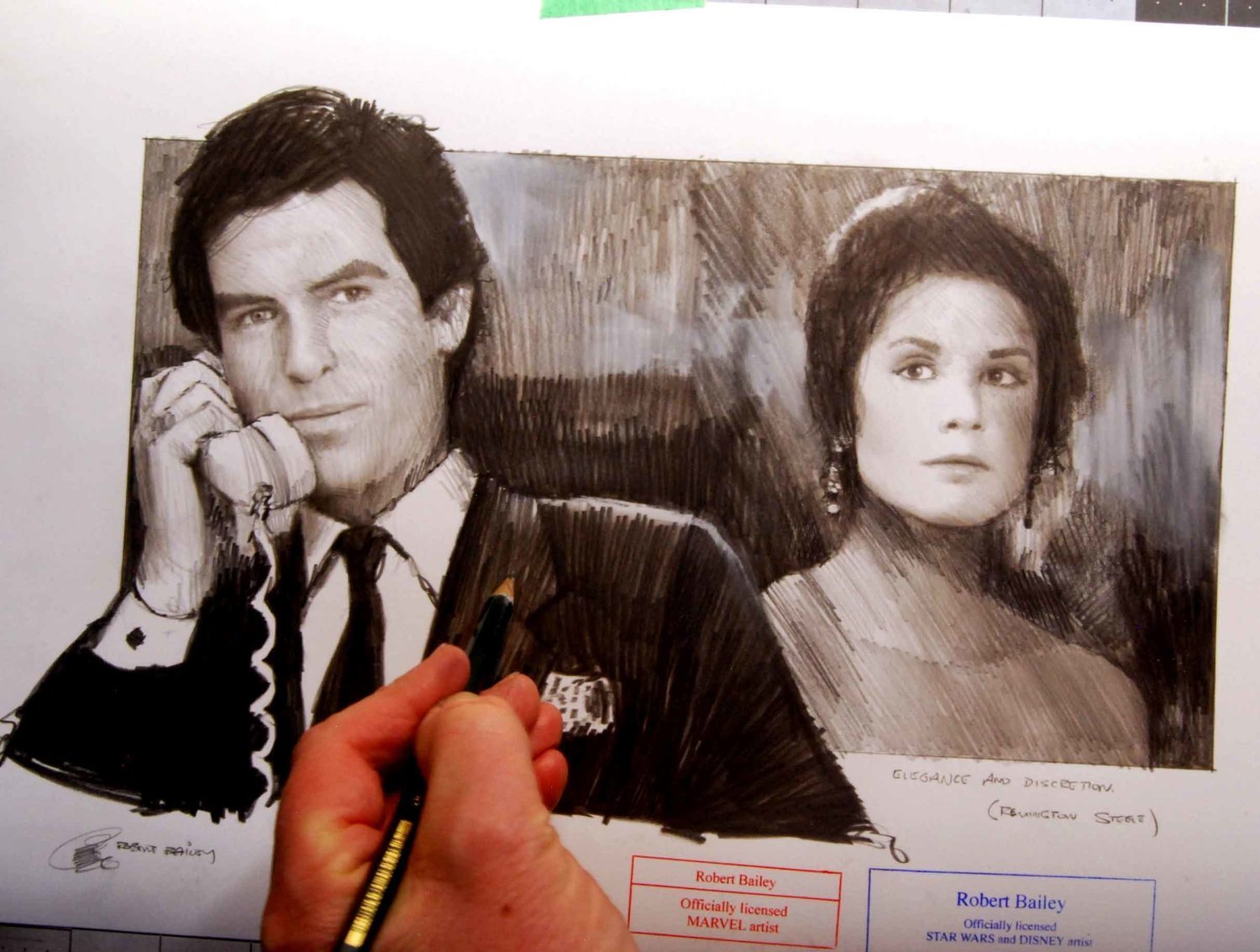 ELEGANCE AND DISCRETION.  (Remington Steele).