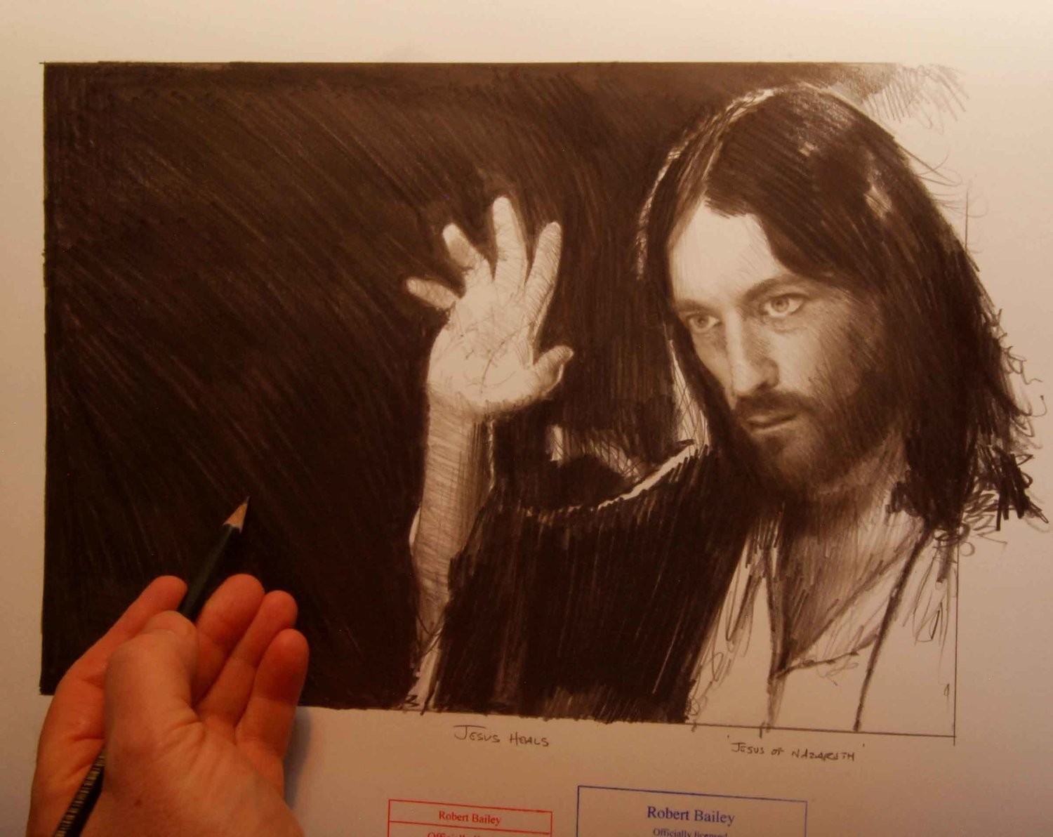 JESUS HEALS.   (Jesus of Nazareth. Robert Powell as Jesus.