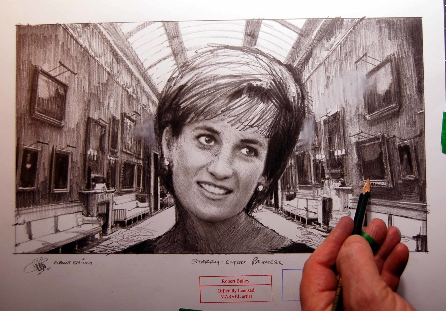 STARRY-EYED PRINCESS.  (Princess Diana).