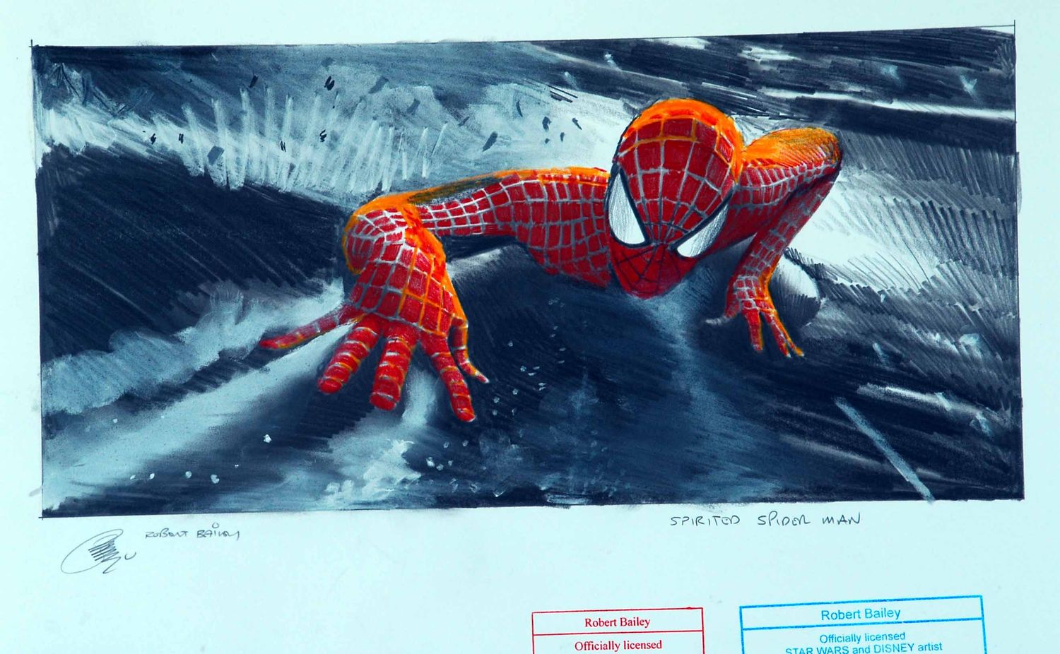 SPIRITED SPIDER MAN.